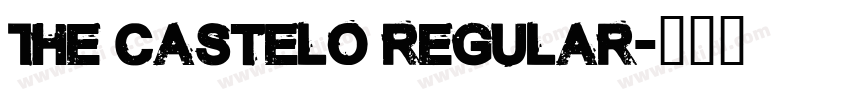 The Castelo Regular字体转换
